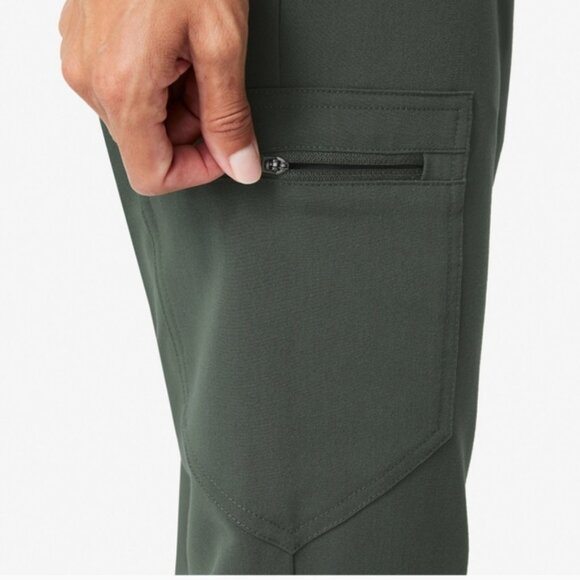 Figs Moss Green Zamora Joggers XS - Picture 3 of 6